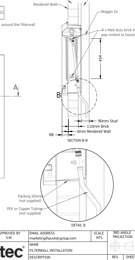 Przekrój B-B (Section B-B)