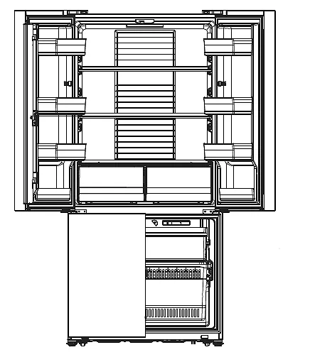 Schemat budowy lodówki