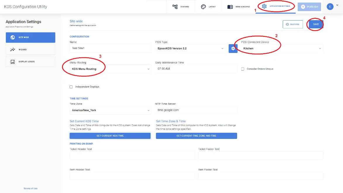 Konfiguracja ustawień ogólnych routingu menu