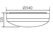 Wymiary oprawy Aqua 1