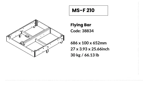 Szyna podwieszająca MS-F 210