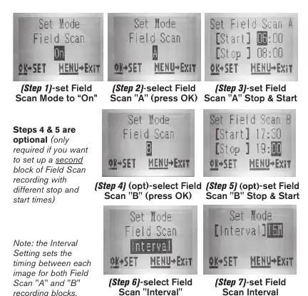Kroki konfiguracji Field Scan