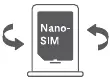 Schemat instalacji karty Nano-SIM