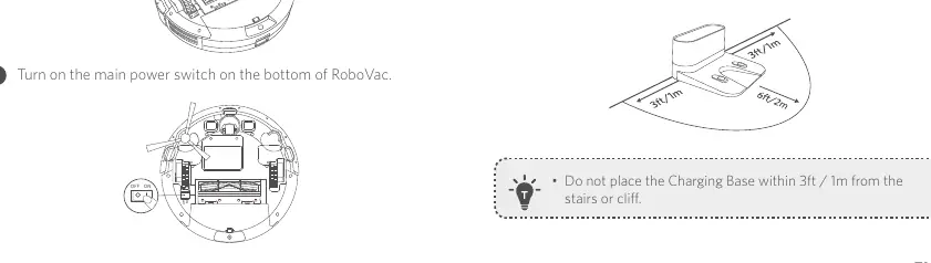 Instalacja szczotki bocznej i włączanie zasilania