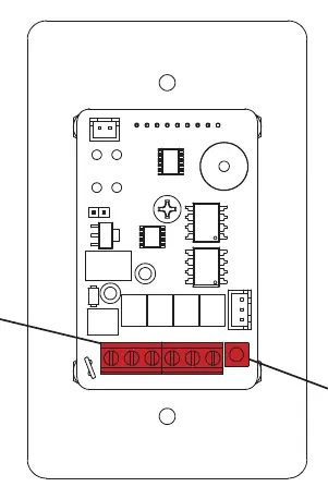 Lokalizacja terminali i przycisku Reset