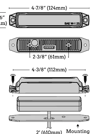 Schemat montażu lampy