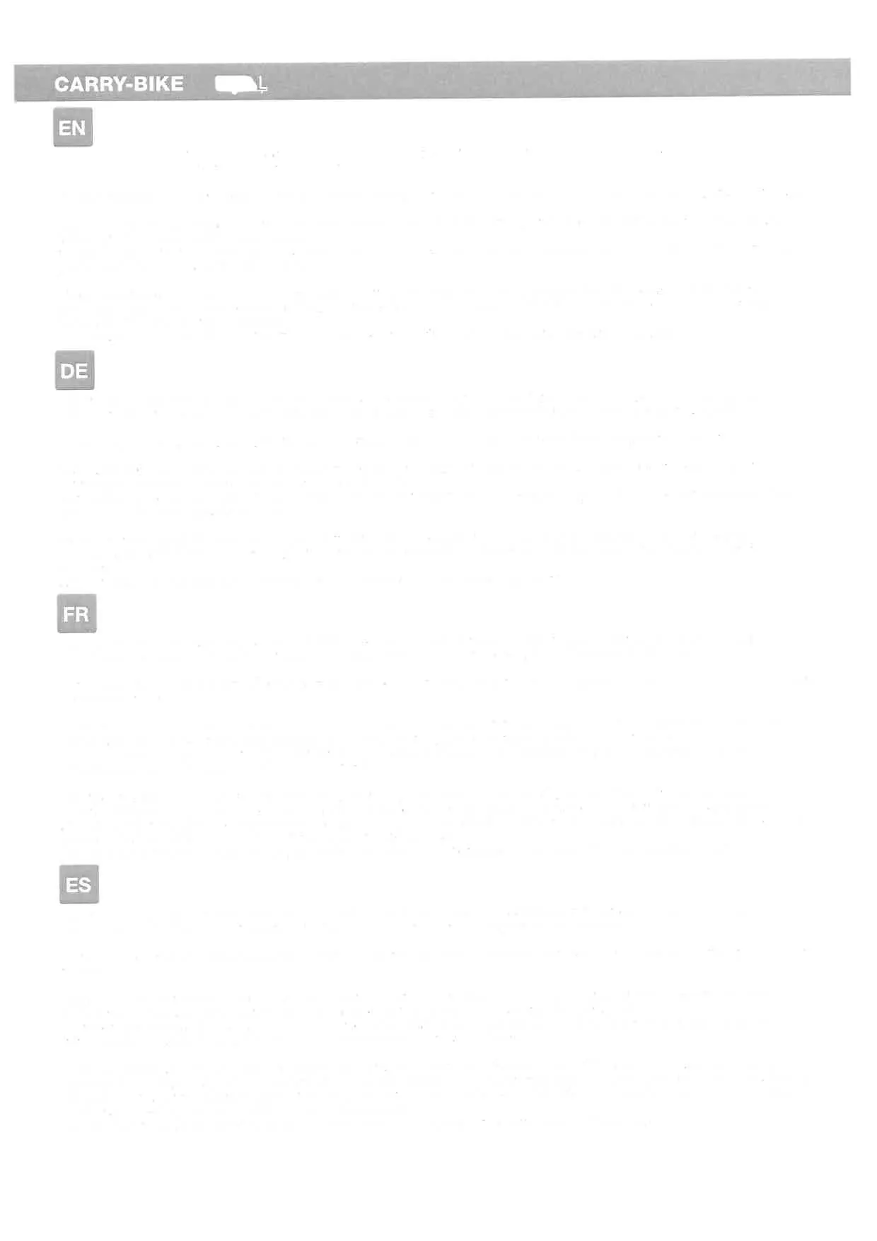 Strona informacyjna w różnych językach