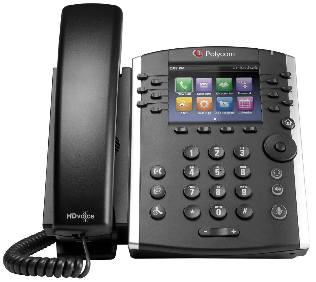 Schemat budowy telefonu Polycom VVX 410