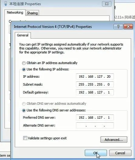 Konfiguracja ustawień sieciowych IP w systemie