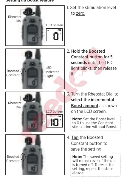 Konfiguracja funkcji Boost