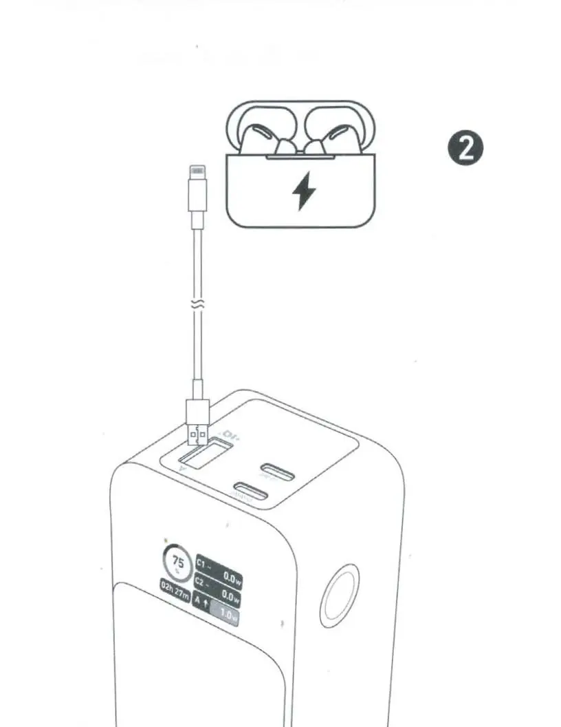 Ładowanie urządzeń z powerbanku