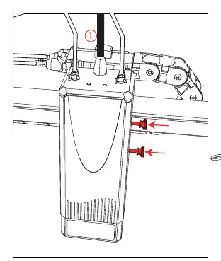 Montaż modułu laserowego