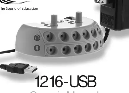 Califone 1216-USB - widok urządzenia