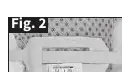 Fig. 2: Przeciąganie długiego paska przez szczelinę z przodu (zmniejszona swoboda ruchu).