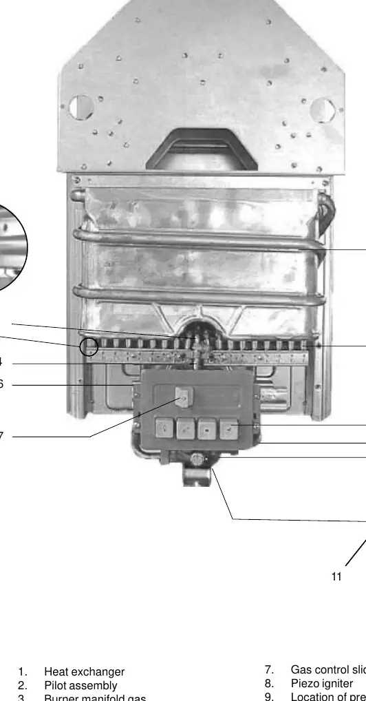 Diagram komponentów AquaStar 125B