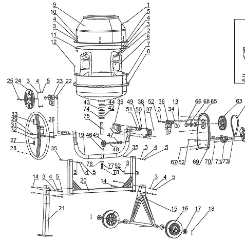 Schemat części (Parts Diagram)