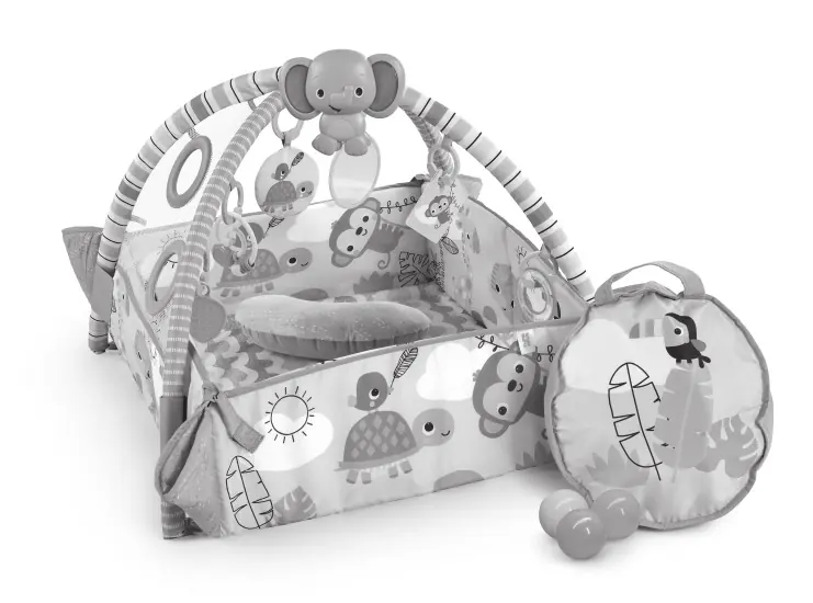 Mata edukacyjna Bright Starts 5-in-1 Your Way Ball Play