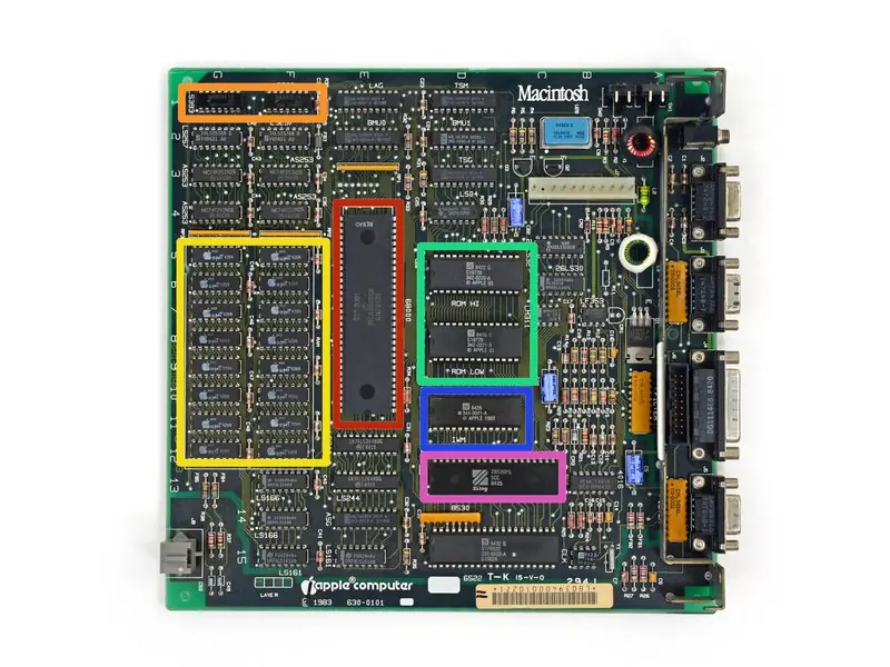 Płyta główna Macintosh 128K