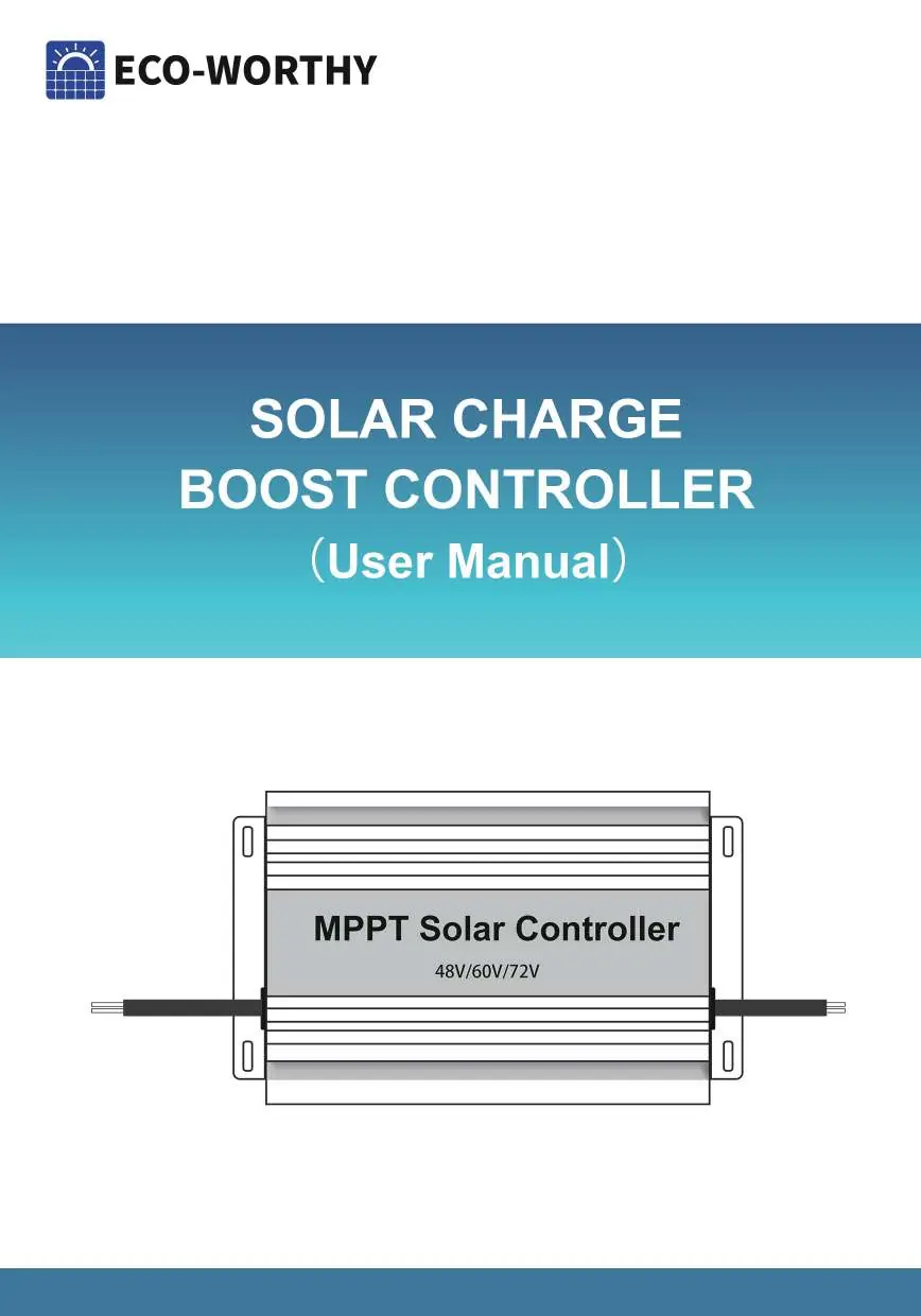 Kontroler ładowania solarnego Eco Worthy 12A Boost MPPT