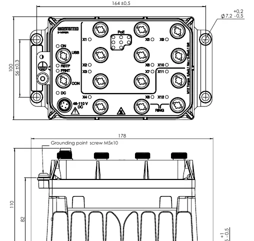 Rysunek wymiarowy