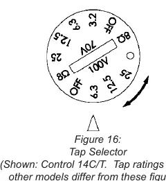 Przełącznik odczepów (Tap Selector)