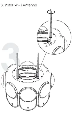 Instalacja anten Wi-Fi