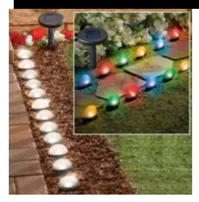Oświetlenie solarne 12pc Solar Edge Lights
