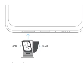 Instrukcja wkładania karty SIM