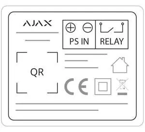 Schemat zacisków PS IN i Relay