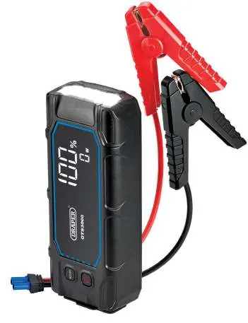 Jump starter Draper GTS3000 z zaciskami