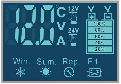 Wyjaśnienie ikon wyświetlacza LCD