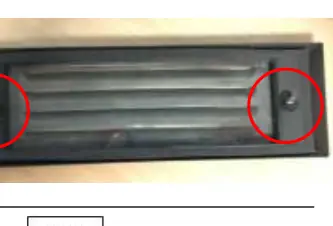 Śruby mocujące przedni panel