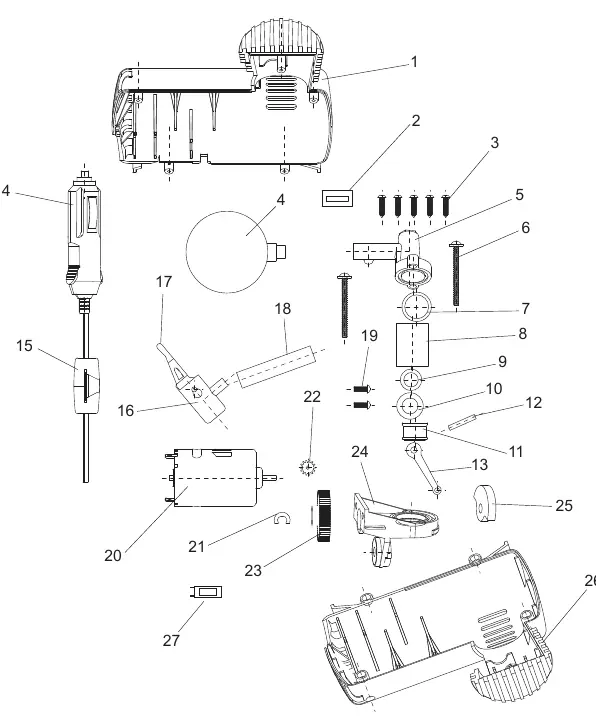 Schemat budowy urządzenia (Assembly Diagram)
