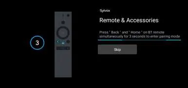 Parowanie pilota Bluetooth