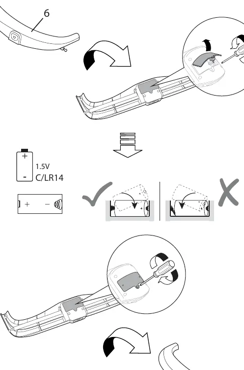 Instalacja baterii w module wibracyjnym