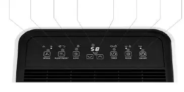 Panel sterowania osuszacza