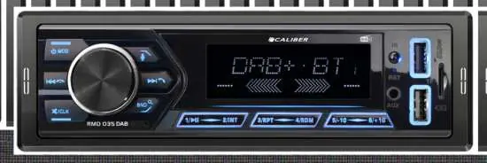 Panel przedni radia Caliber RMD 035DAB
