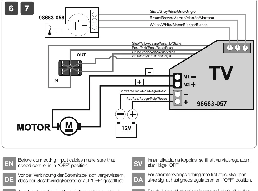 Schemat podłączenia elektrycznego