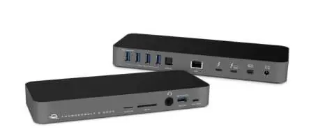Widok stacji dokującej OWC Thunderbolt 3 Dock