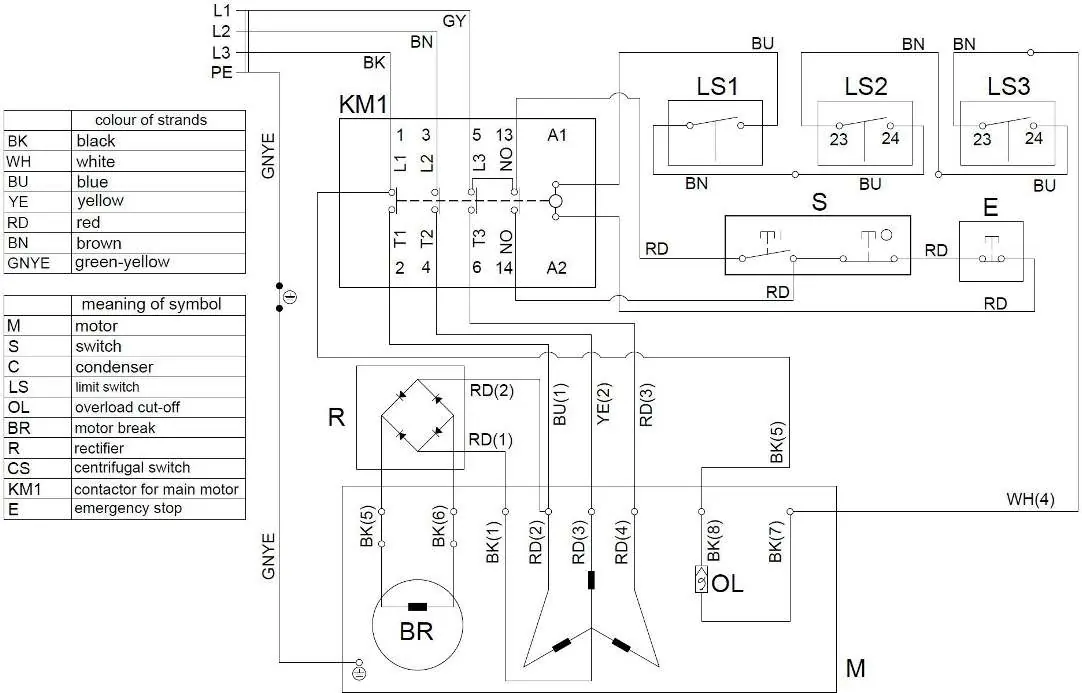 Schemat połączeń elektrycznych