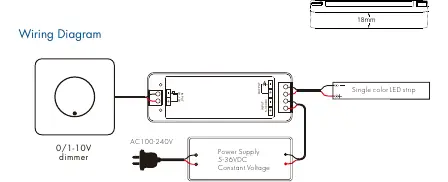 Schemat połączeń elektrycznych sterownika