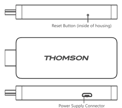 Schemat obudowy Thomson Streaming Stick 140G