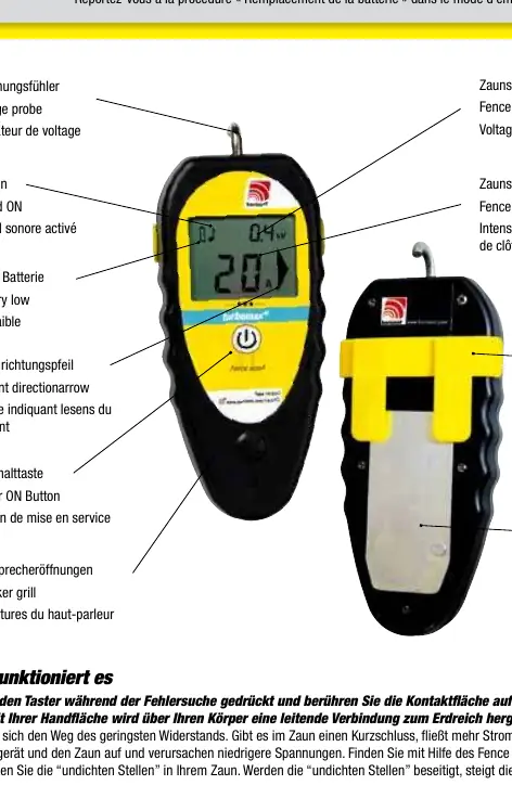 Schemat budowy testera Fence Scout II