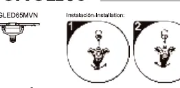Schemat montażu lampy