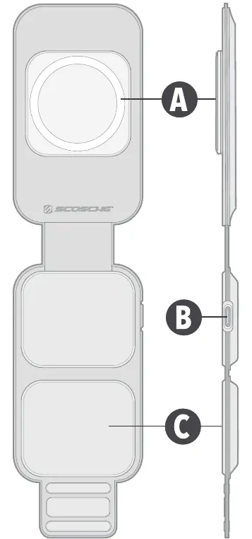 Schemat budowy ładowarki MagicMount Travel
