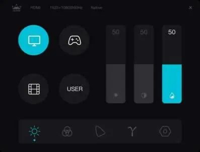 Interfejs menu OSD