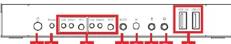 Panel przedni przełącznika KVM