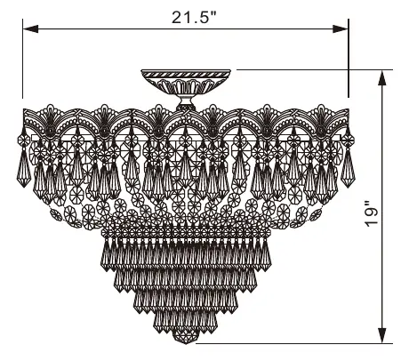 Wymiary lampy