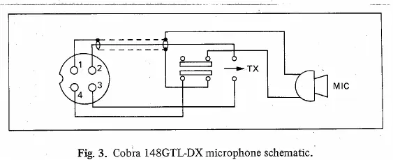 Schemat połączeń mikrofonu