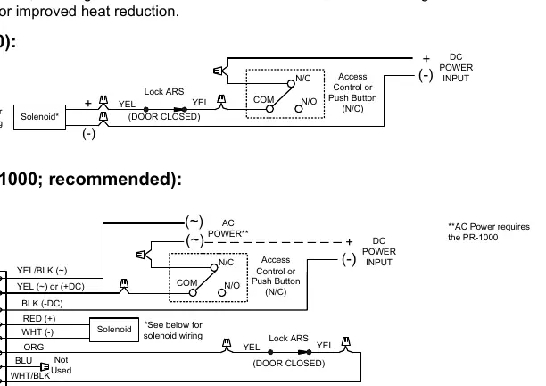 Schemat podłączenia z regulatorem PR-1000
